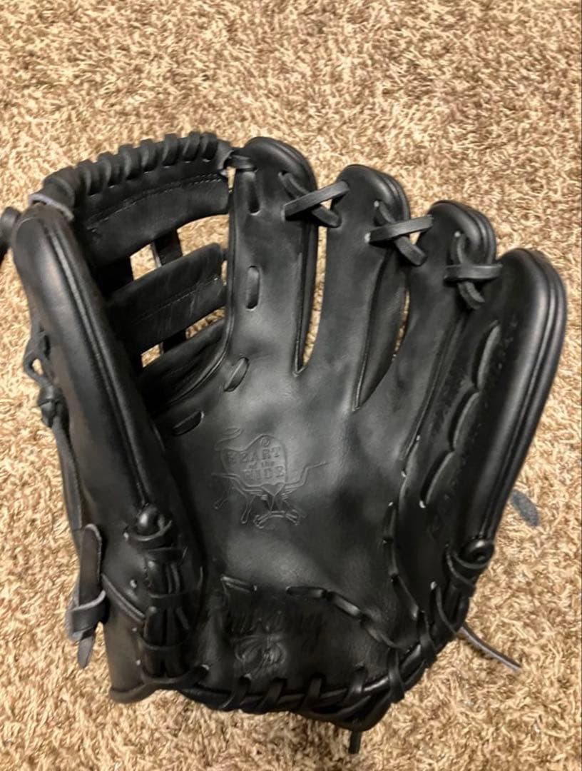 [即戦力] 内野手 小ユニ Rawlings 硬式野球グローブ 黒