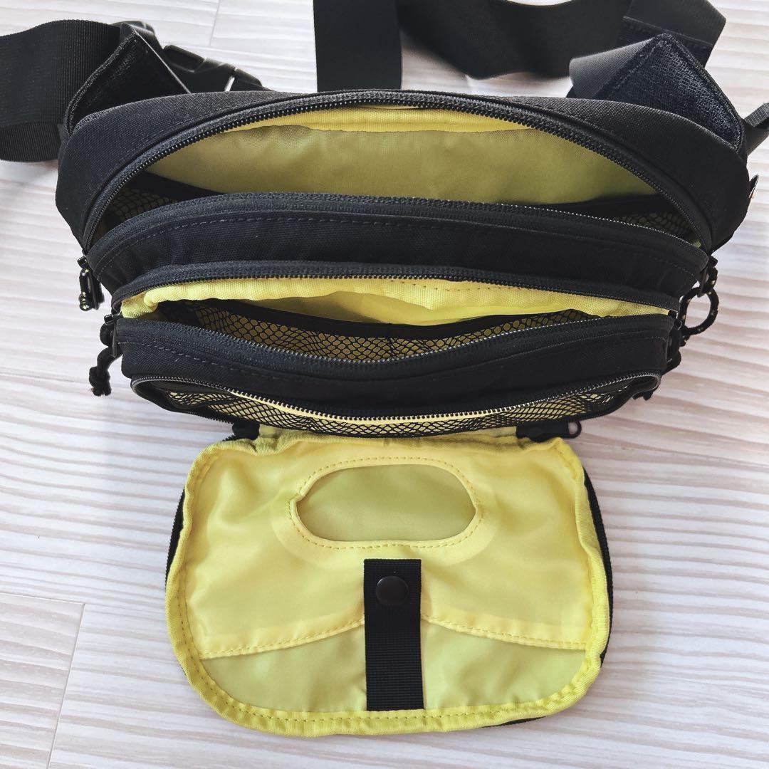 Hugoo ハグー ヒップシート 抱っこ紐 スリング ショルダーバッグ　大容量