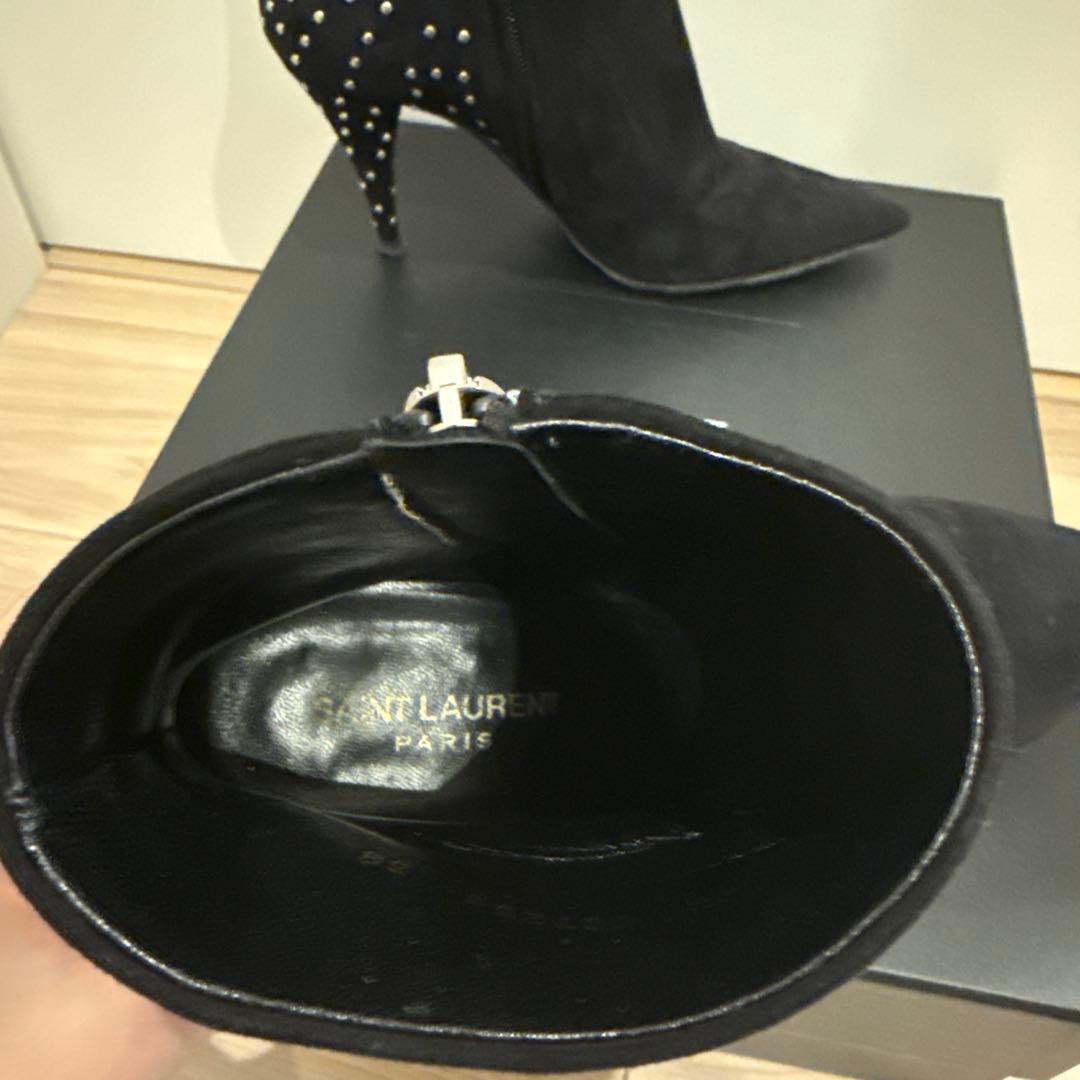 サンローランショートブーツ