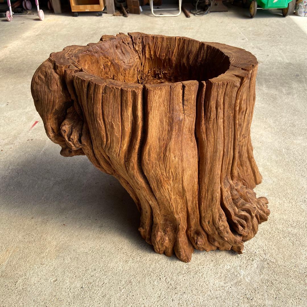 切り株　置物【オブジェ】