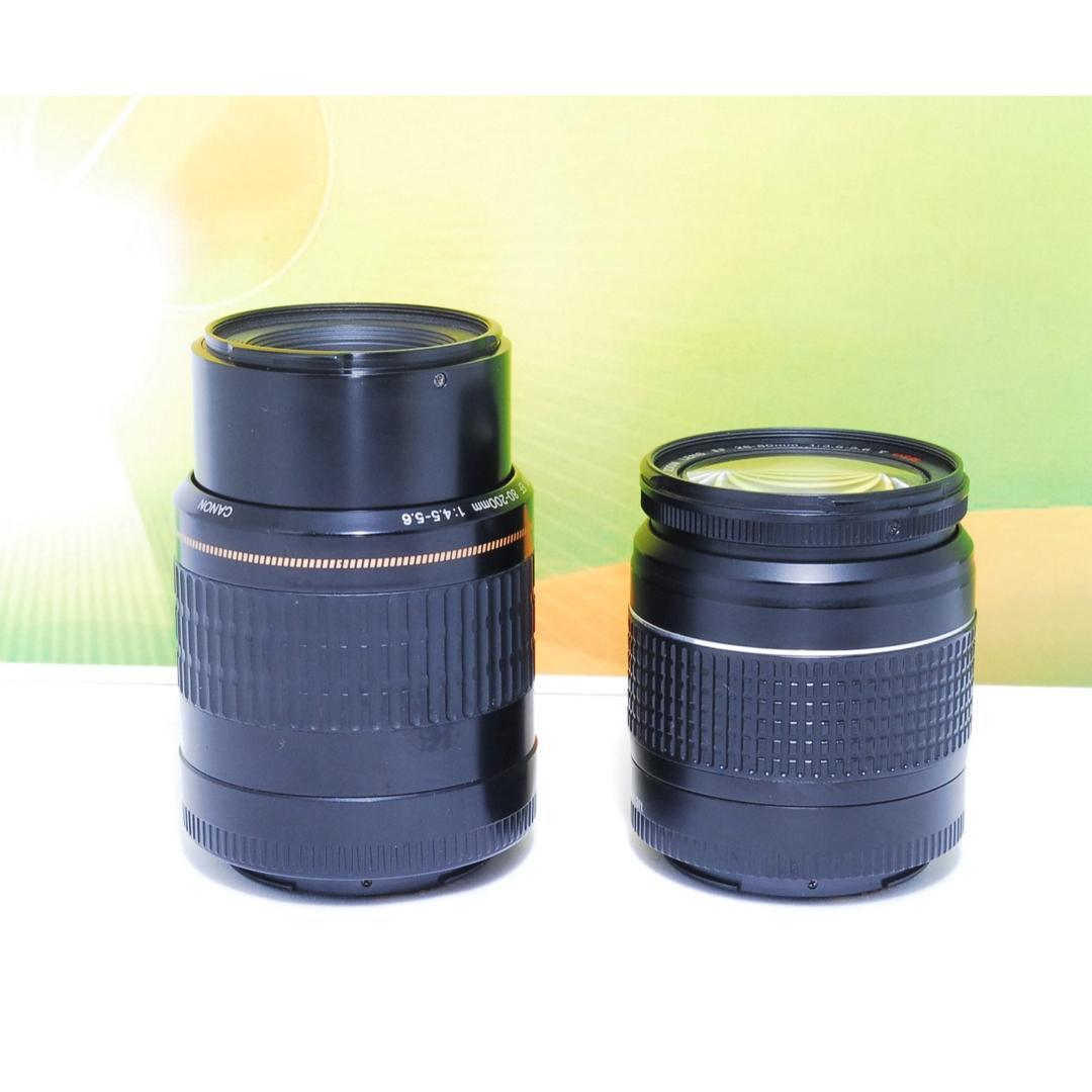 美品✨Canon kiss x8i ダブルレンズセット Wi-Fi スマホ転送