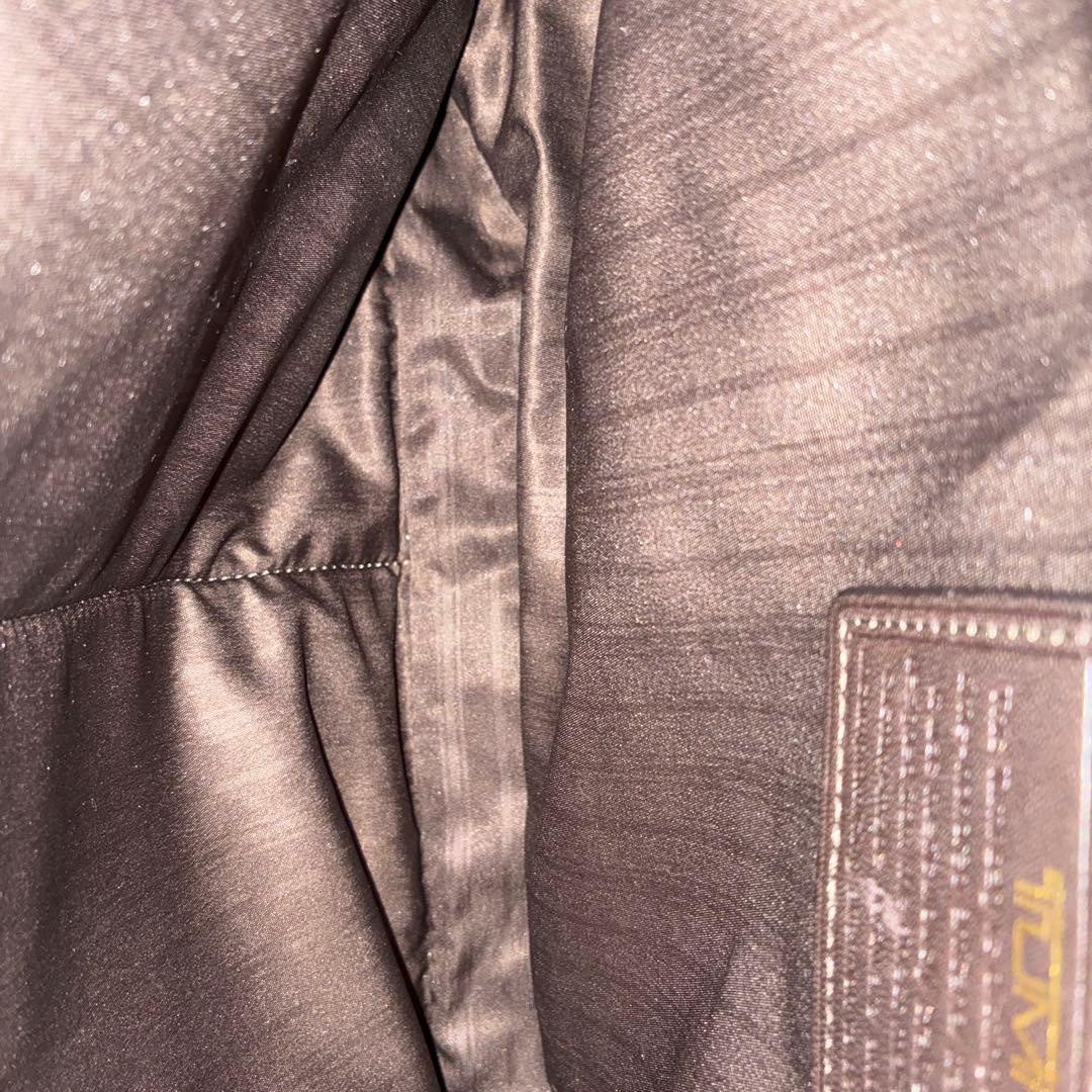 TUMI ブラウン レザー ビジネスバッグ
