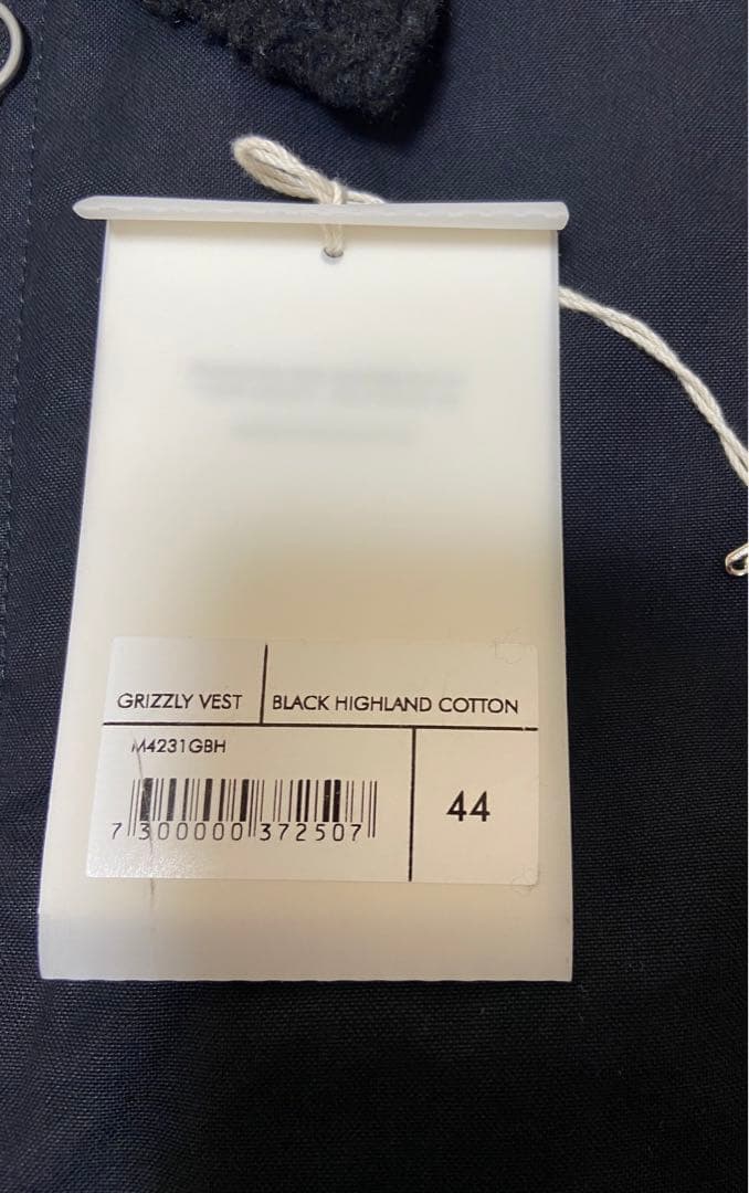 トップス OUR LEGACY 23AW GRIZZLY VEST 44