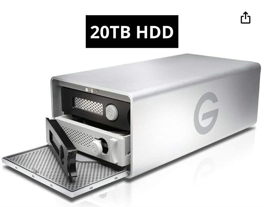 最終値下げ！G-Technology G-RAID 20TB HDD