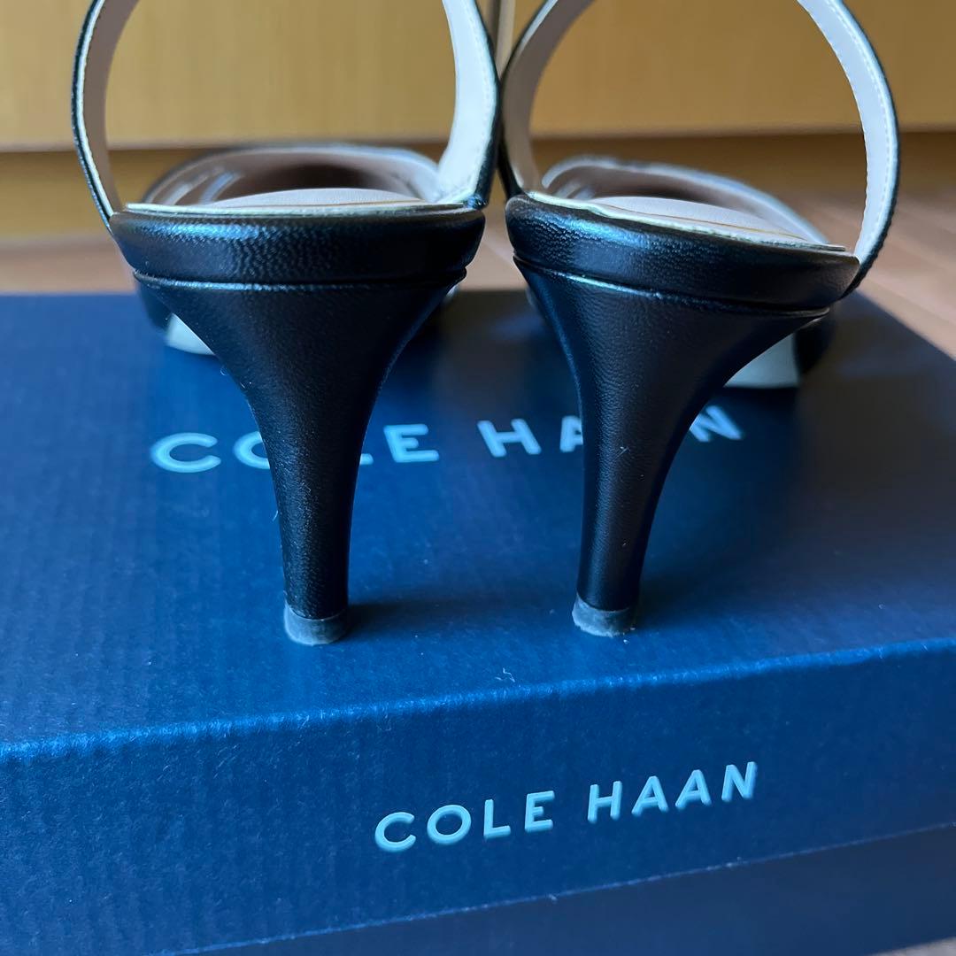 COLE HAAN ブラック ミュール ポインテッドトゥ