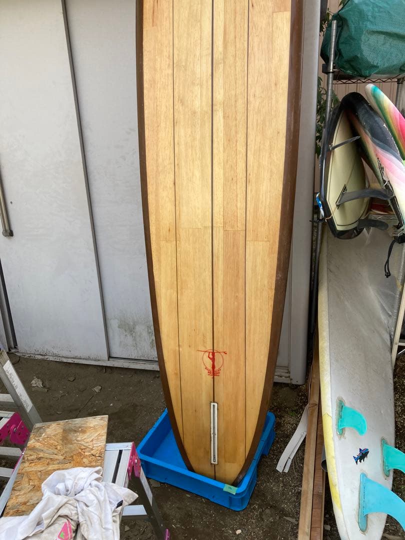 ❶希少バルサロングボード、シングル、290.湘南海岸周辺手渡し