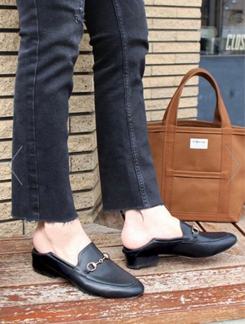 新品未使用　Fin 本革ビットローファー