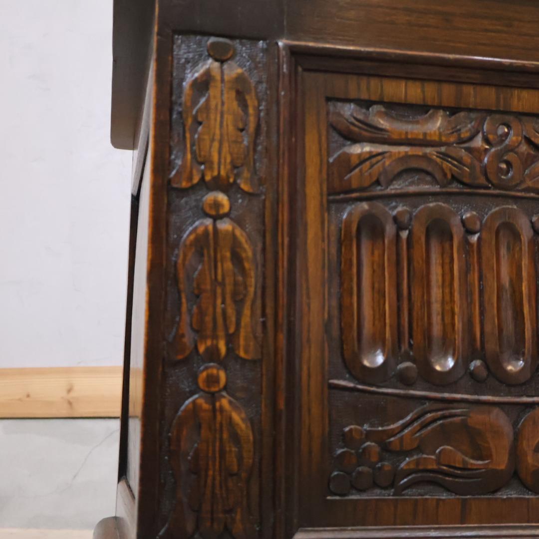 英国アンティーク ブランケットボックス イギリス ストレージ収納 キャビネット