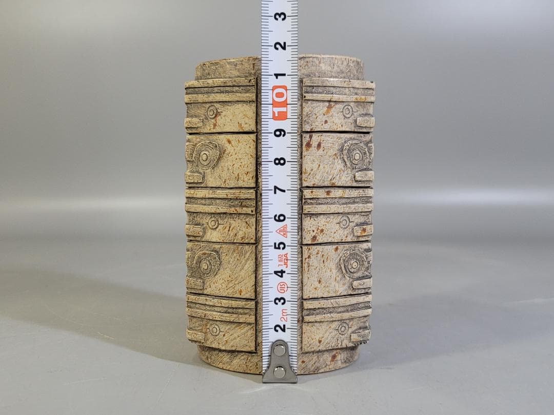 中国 玉石刻 幾何学模様 環 祭飾 DT566