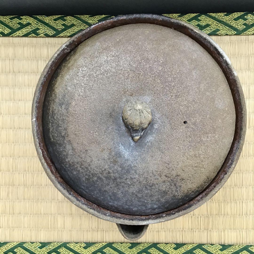 茶道具　備前焼　煎茶　湯さまし急須　窯元五郎辺衛造　栞　紙箱　S34MS