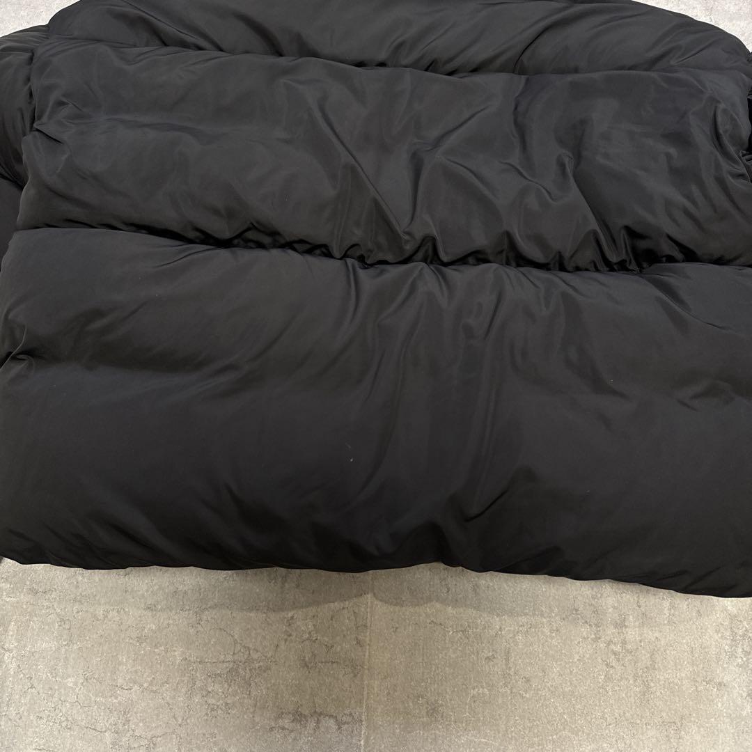 みーこ　ドロールドムッシュ 肉厚 ダウンジャケット 短丈 M 黒 吾亦紅