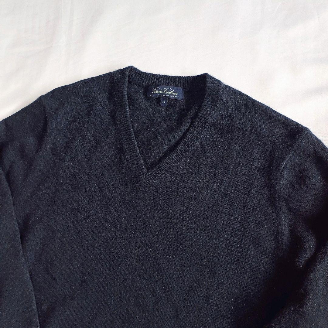 【美品】Brooks Brothers 3PLY カシミヤ Vネック ニット