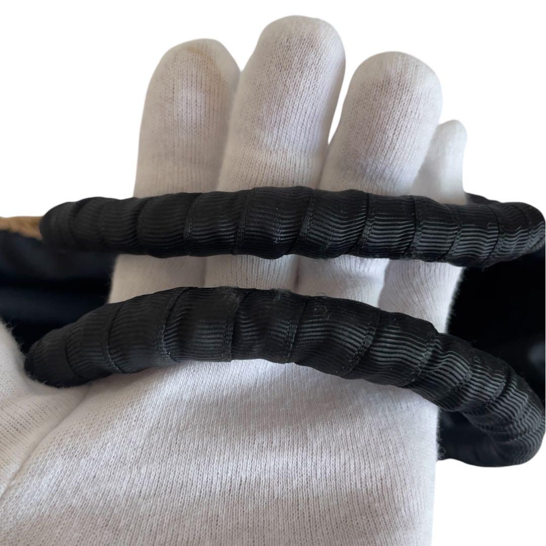 トッカ TOCCA リボン かごバッグ ハンドバッグ ブラウン 黒