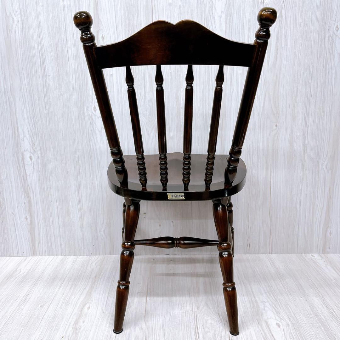 北海道民芸家具 ウィンザーチェア ダイニングチェア 椅子 いす イス③