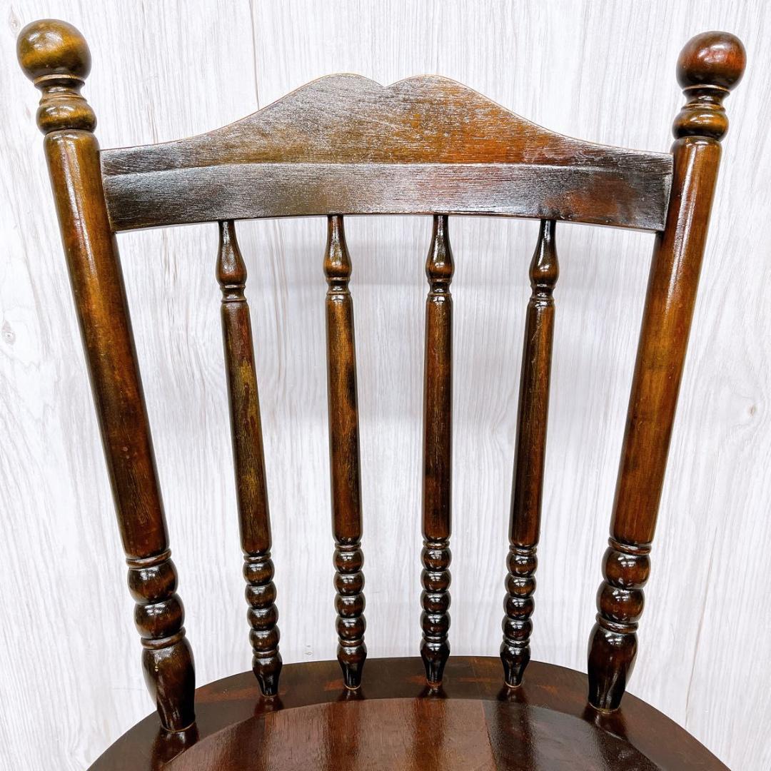 北海道民芸家具 ウィンザーチェア ダイニングチェア 椅子 いす イス③