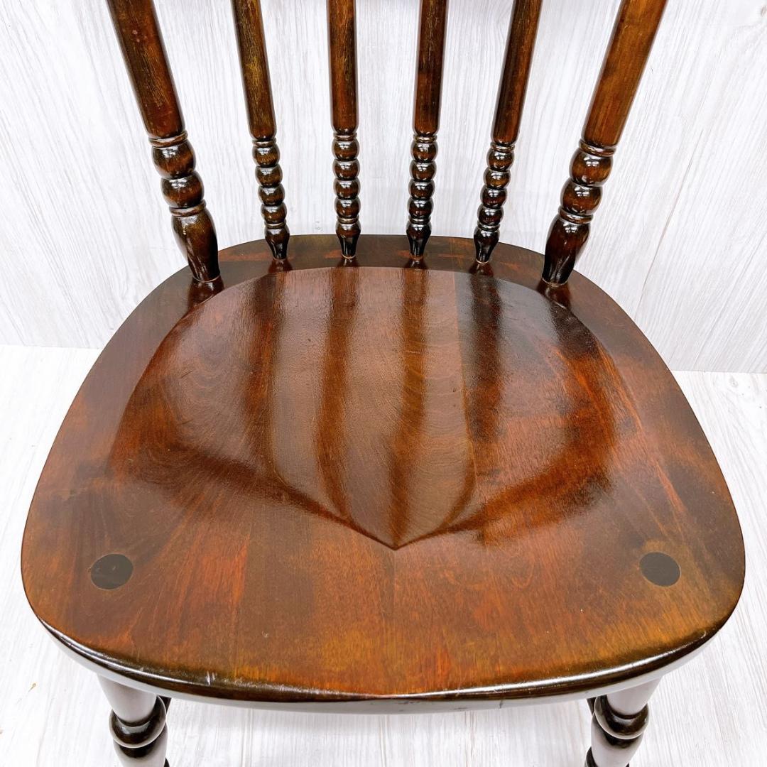 北海道民芸家具 ウィンザーチェア ダイニングチェア 椅子 いす イス③