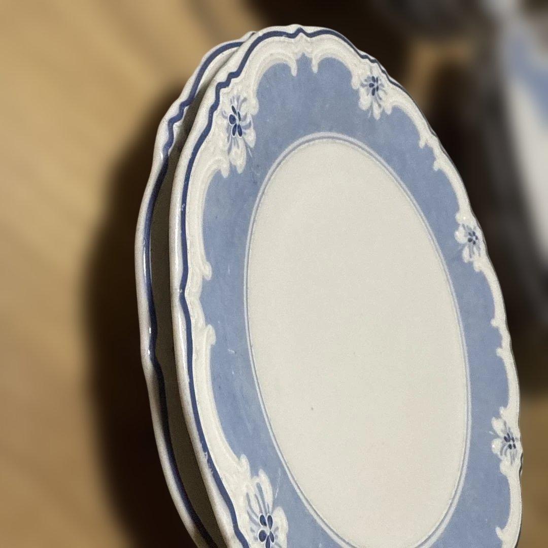 フッチェンロイター 青色花模様の食器セット