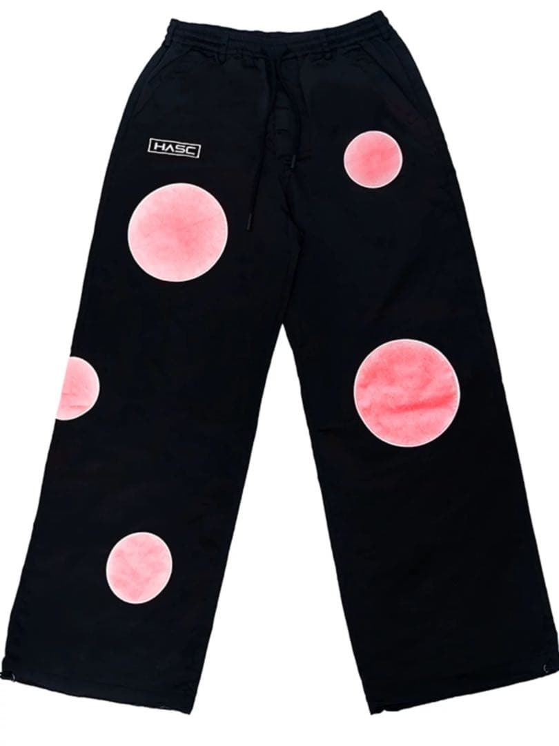 新品未使用 ベルベット調 ドット柄 スキーパンツ L 男女兼用 日常使用可