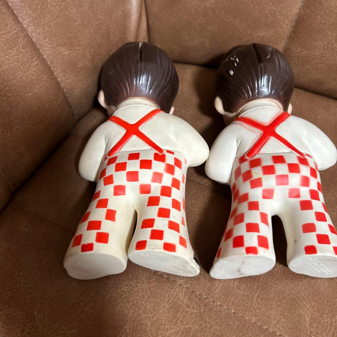 ビンテージ*1973年製 ビッグボーイ貯金箱　Big Boy 二体アメリカン雑貨