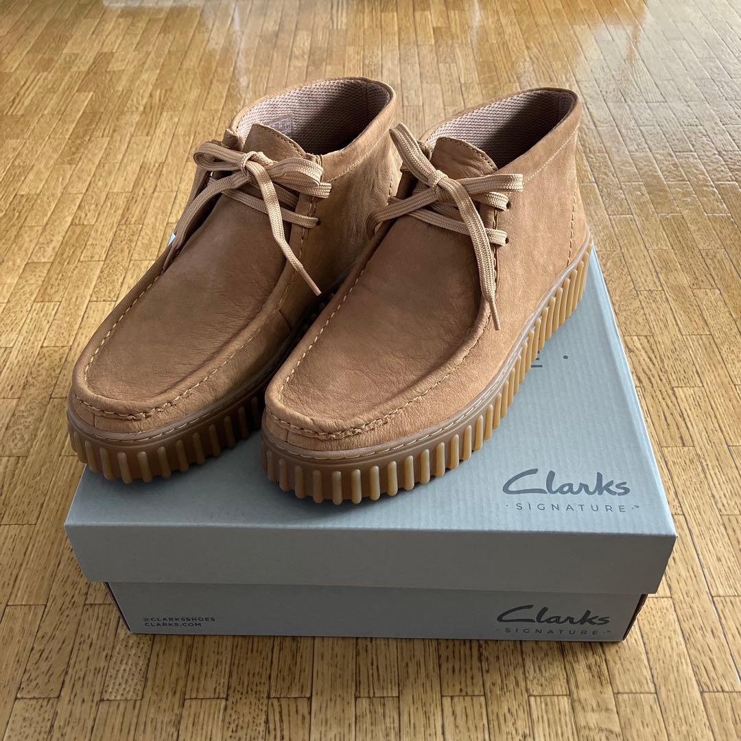 Clarks Premium Torhill Moss 24.5cm モカシン