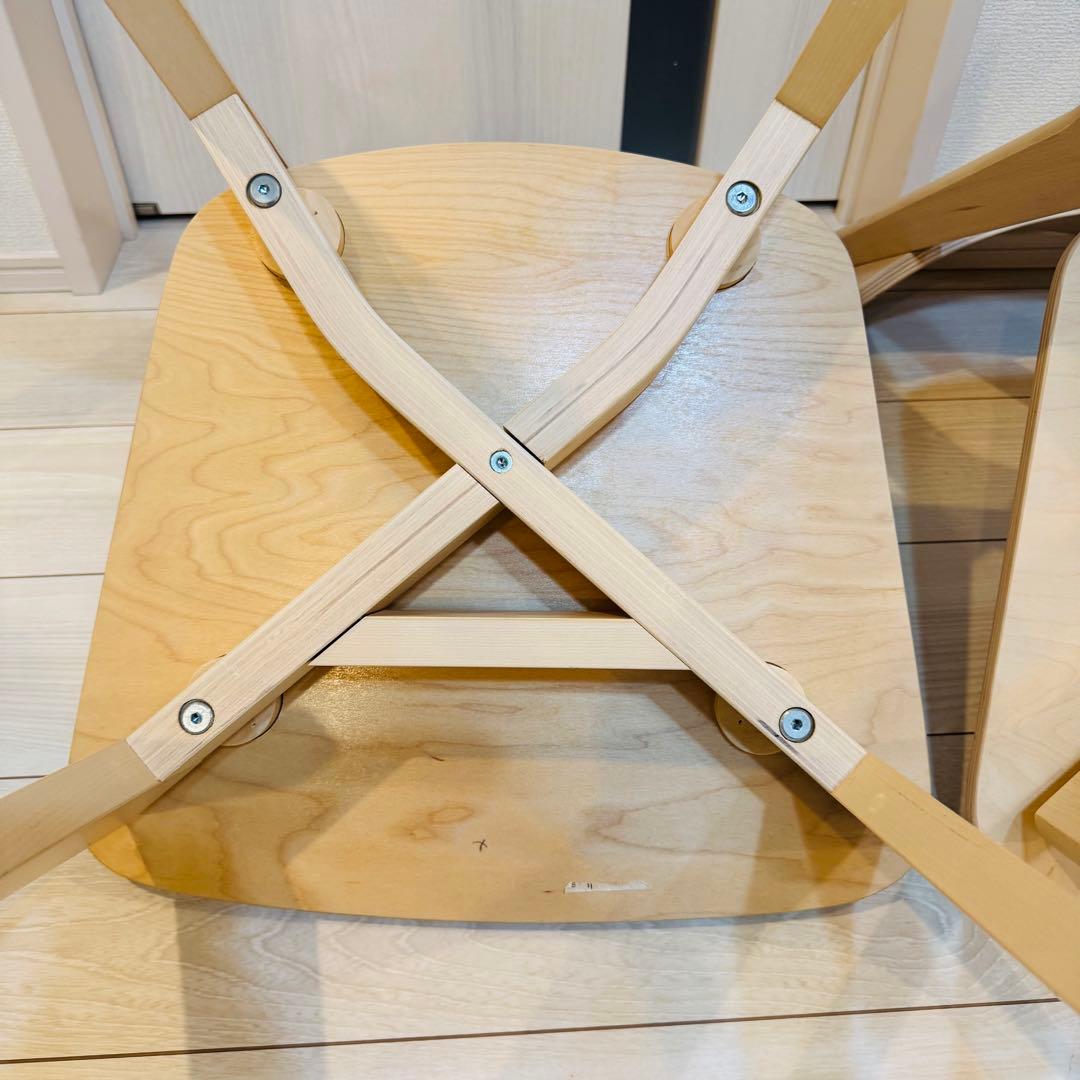 [IKEA]イケア　LISABO リーサボー チェア アッシュ2脚セット ①