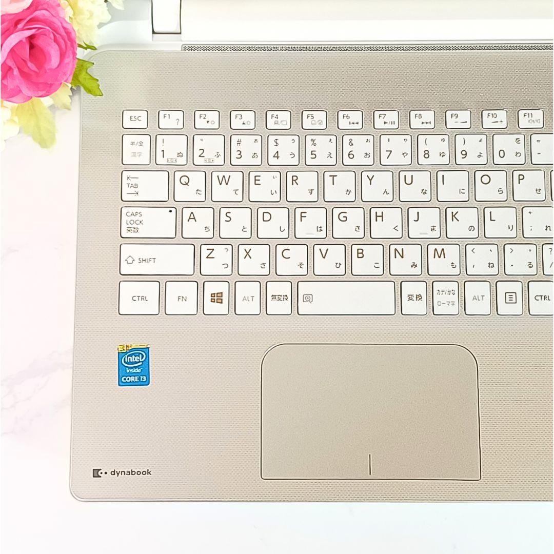 動作良好❣️快適SSD✨️おしゃれゴールド薄型ノートパソコン✨️初心者OK✨️