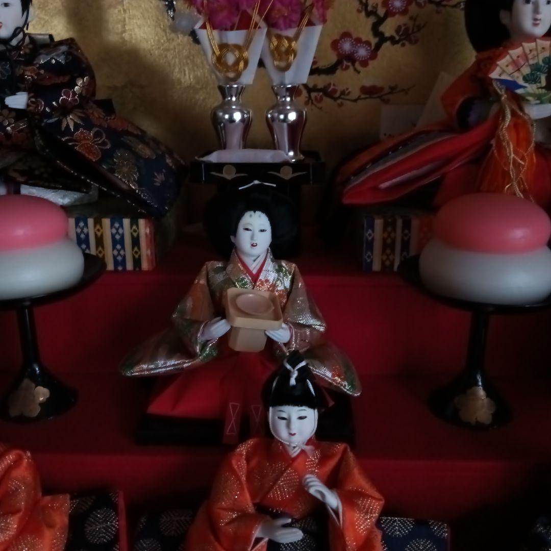 雛人形 三段式 伝統的な雛祭り