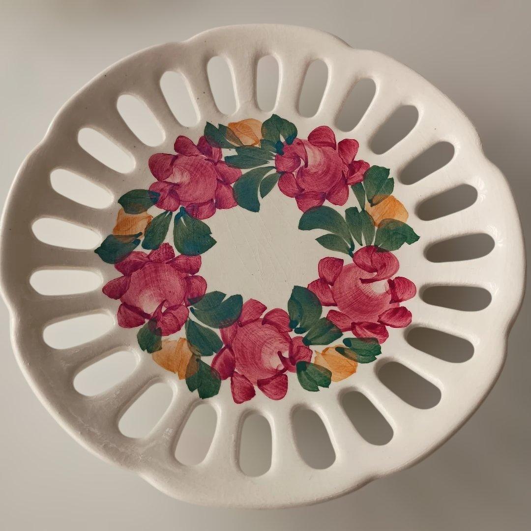 陶器皿5枚セット　ポーランド　ビンテージ　レトロ　壁掛け皿