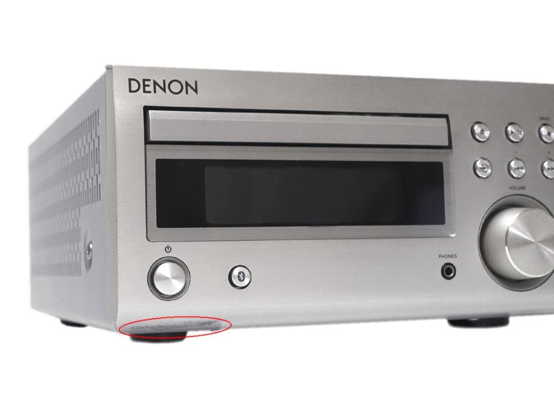 DENON デノン RCD-M41 CDレシーバー シルバー 2018年 動作品