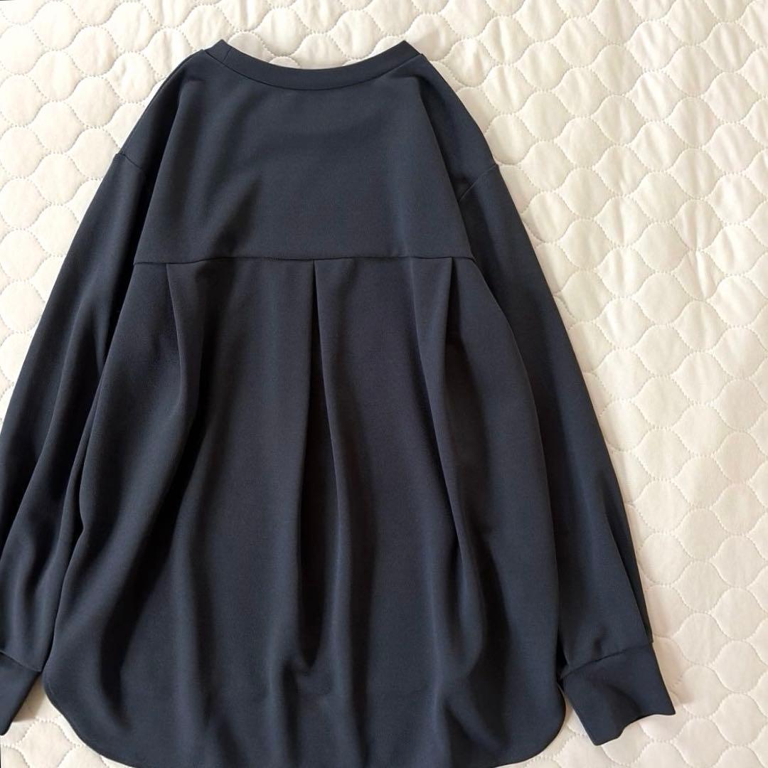 【美品】BEARDSLEY Tブラウス　サイズ0 ダークグレー