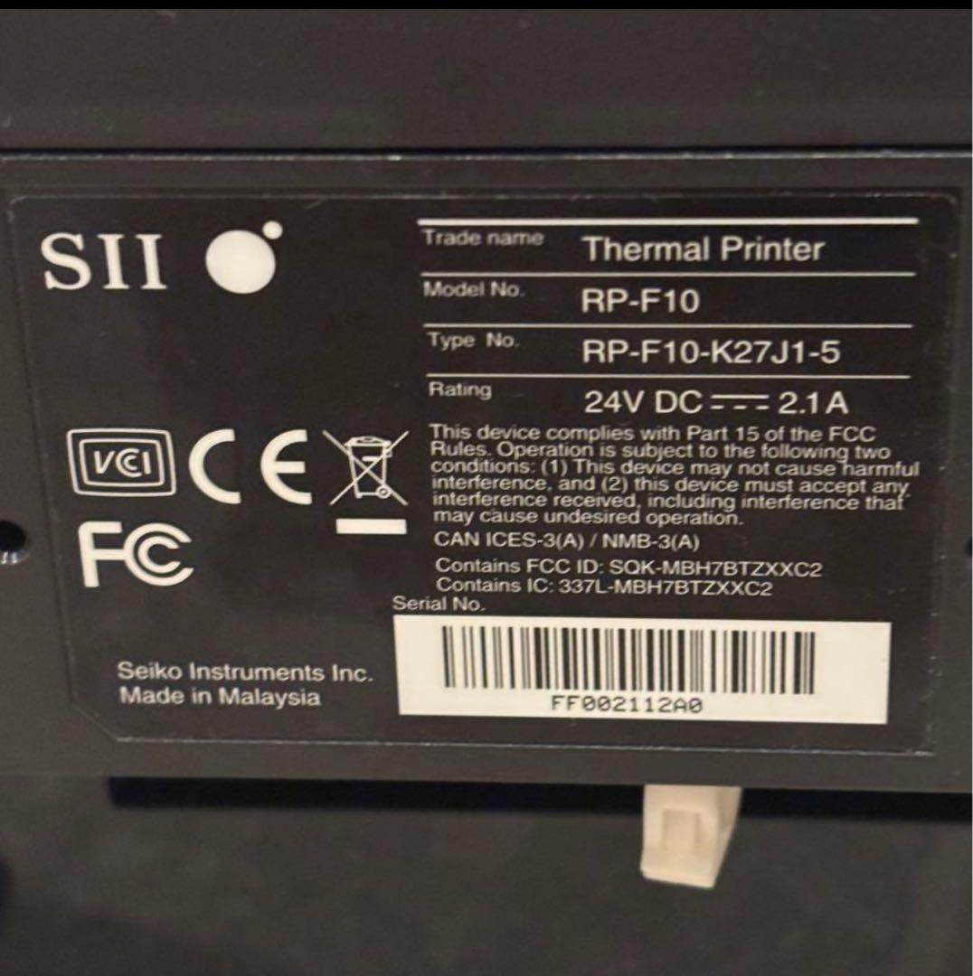 とも。さん専用SII セイコー サーマルプリンター　■RP-F10