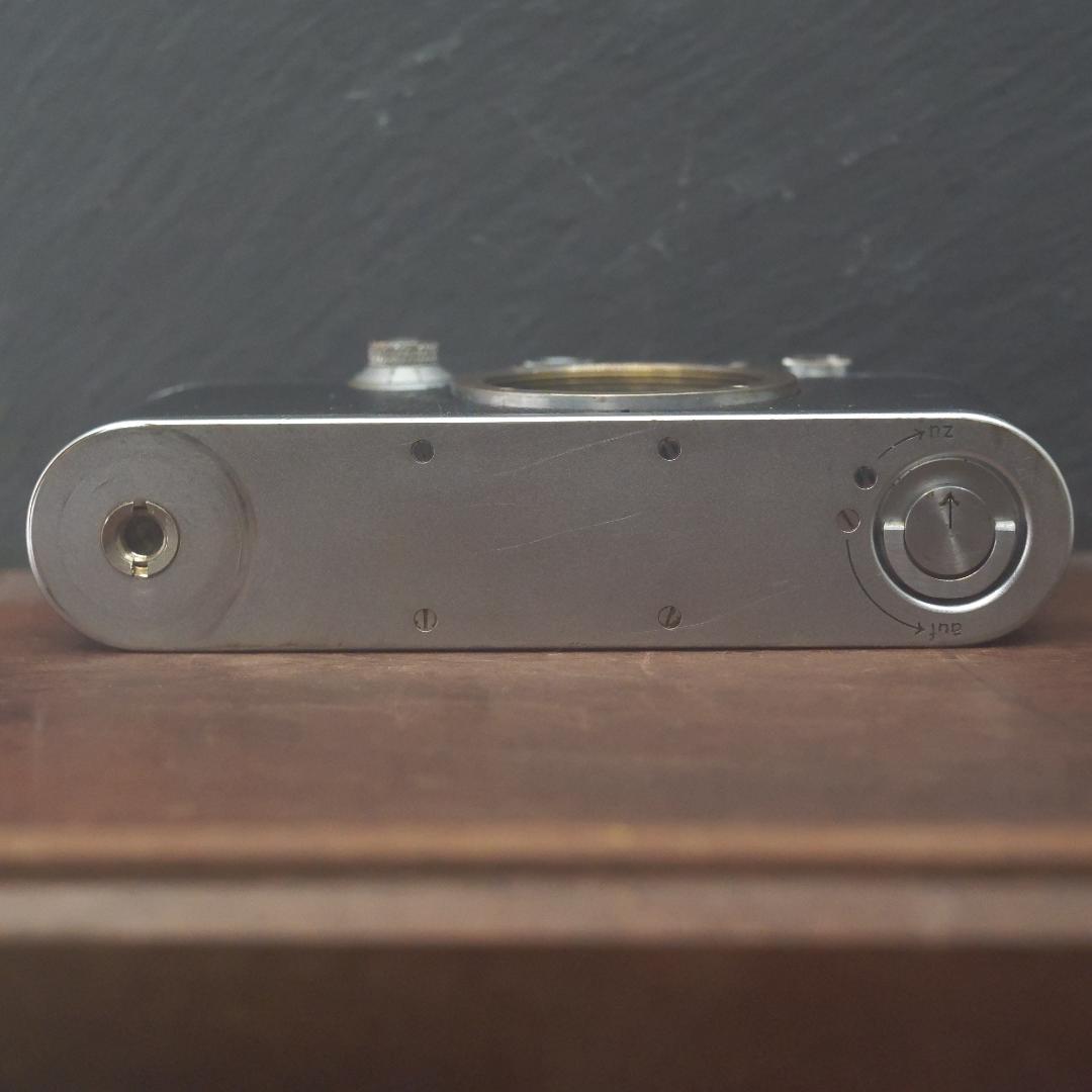 良好！片流れ窓 OH・シャッター幕交換済　バルナックライカ Ⅲa 3a