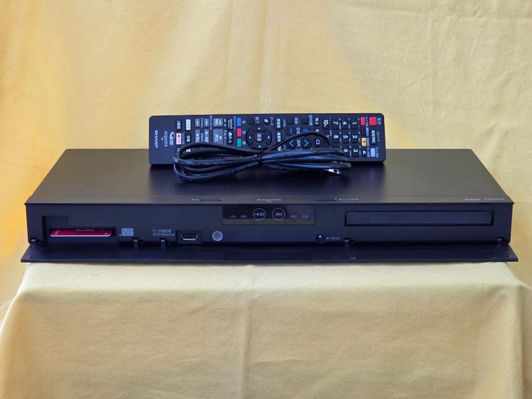 SHARP AQUOS BDレコーダー BD-NW500　2016年製 整備品