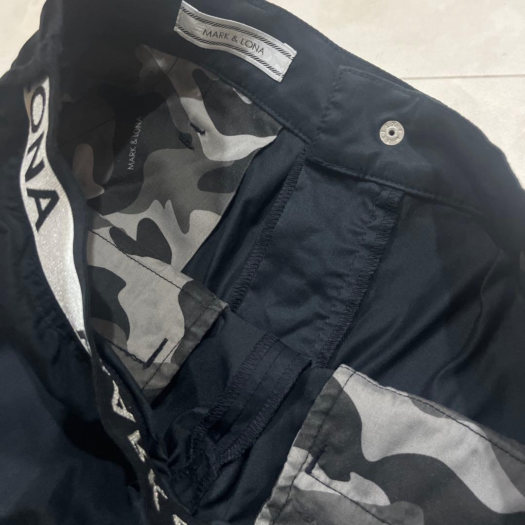 MARK&LONA ネイビー ロングパンツ 48