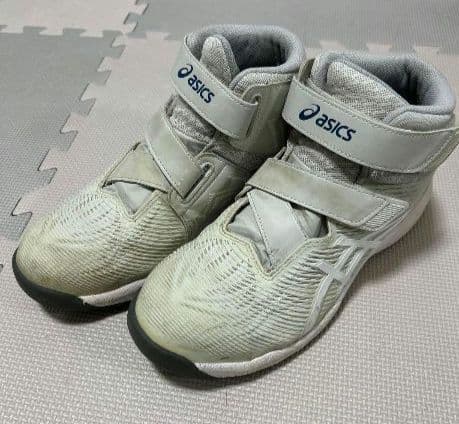 asics　CP120グラシアグレー×ホワイト26.5cm アイズフロンティア