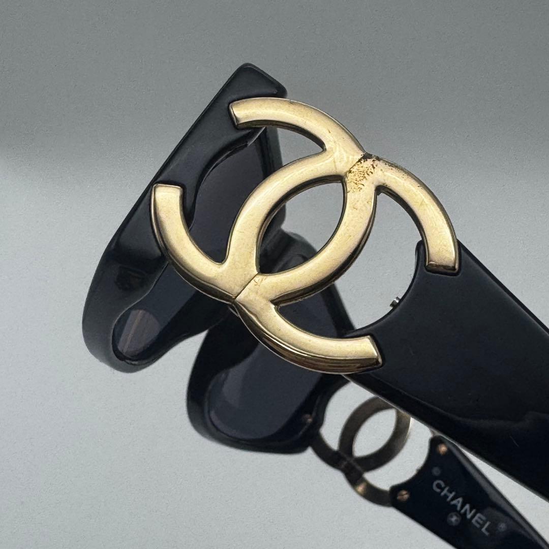 CHANEL シャネル ココマーク サングラス 度入り 金 ゴールド レディース