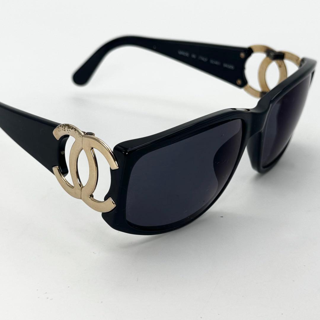 CHANEL シャネル ココマーク サングラス 度入り 金 ゴールド レディース