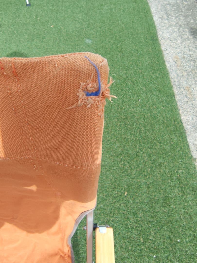 スノーピークローチェア　オレンジ