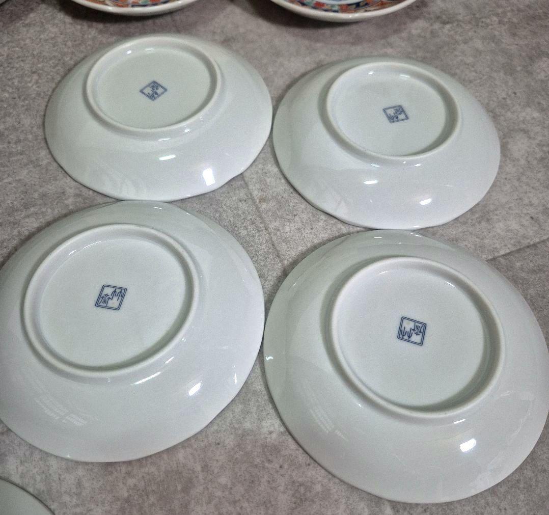 【未使用】有田焼　林斎　金彩　福寿　小皿　古伊万里　10枚　セット