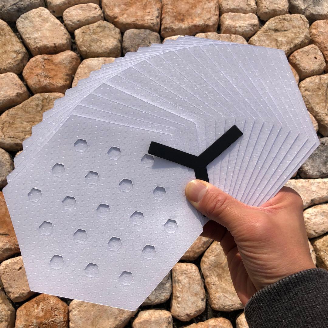 【新作穴あきver. 】即発送！66枚(ハーフ12枚)ホワイトホールデッキパッド