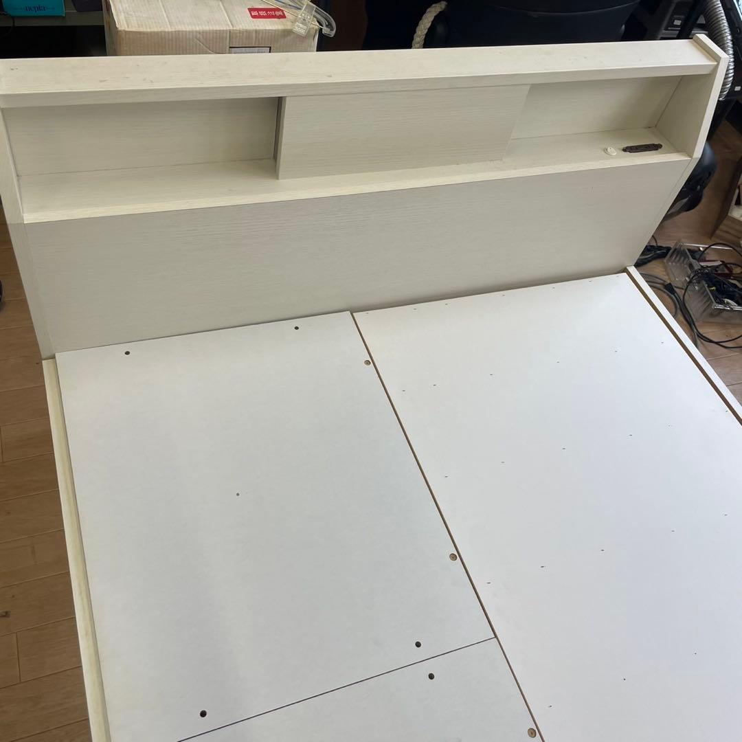 セミダブルベッドフレーム N-sleepマットレス付き