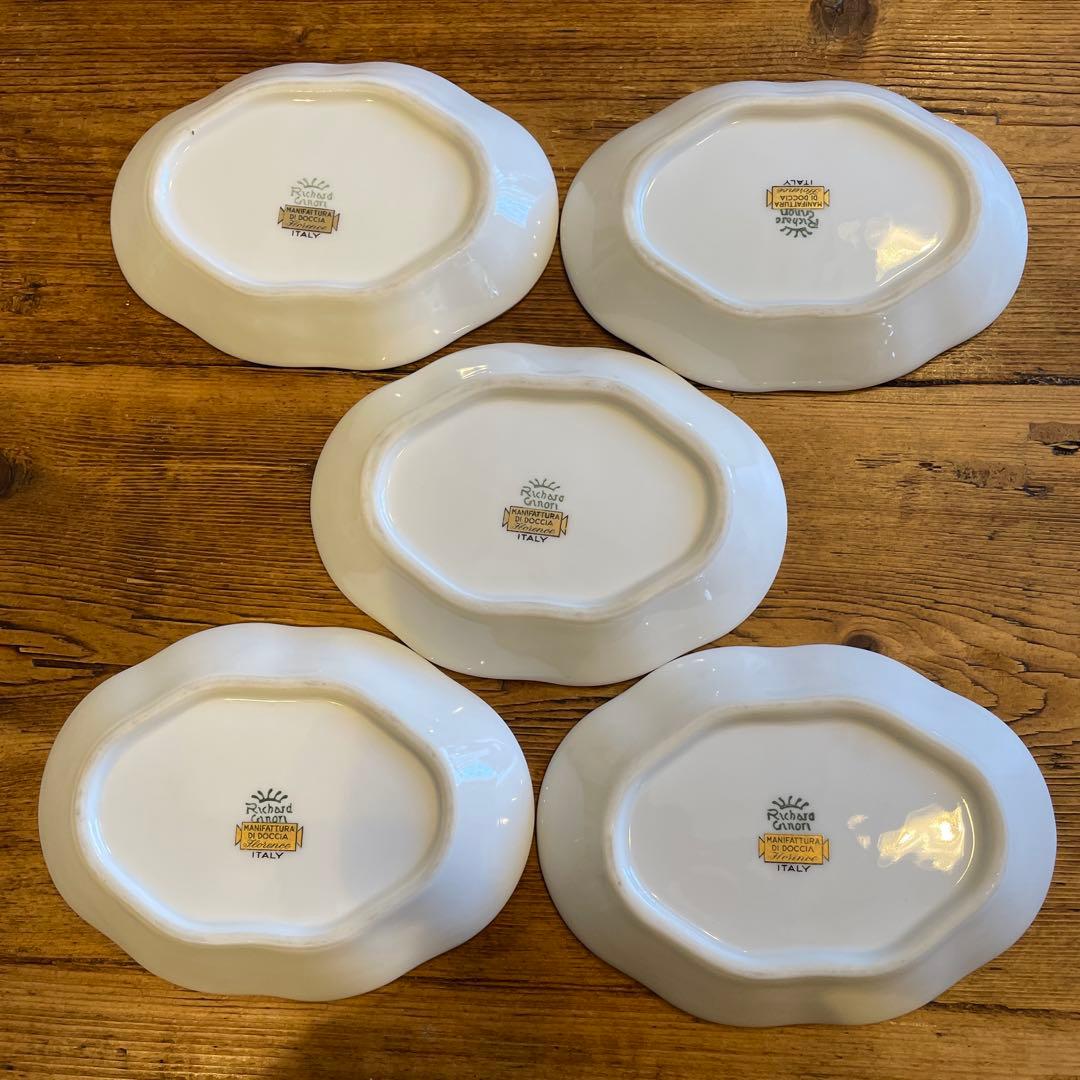 リチャードジノリRichard Ginori 小皿銘々皿5枚セットアンティーク