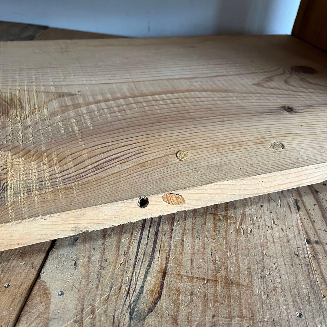 アンティーク オープンラック ローボード 本棚 食器棚 脚付き 無垢材 無塗装