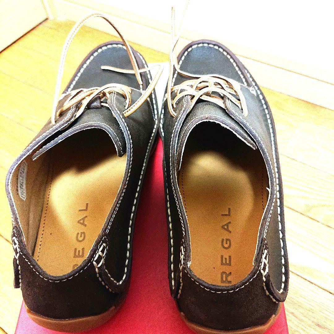REGAL ダークブラウン モカシンシューズ Y642 AF 41