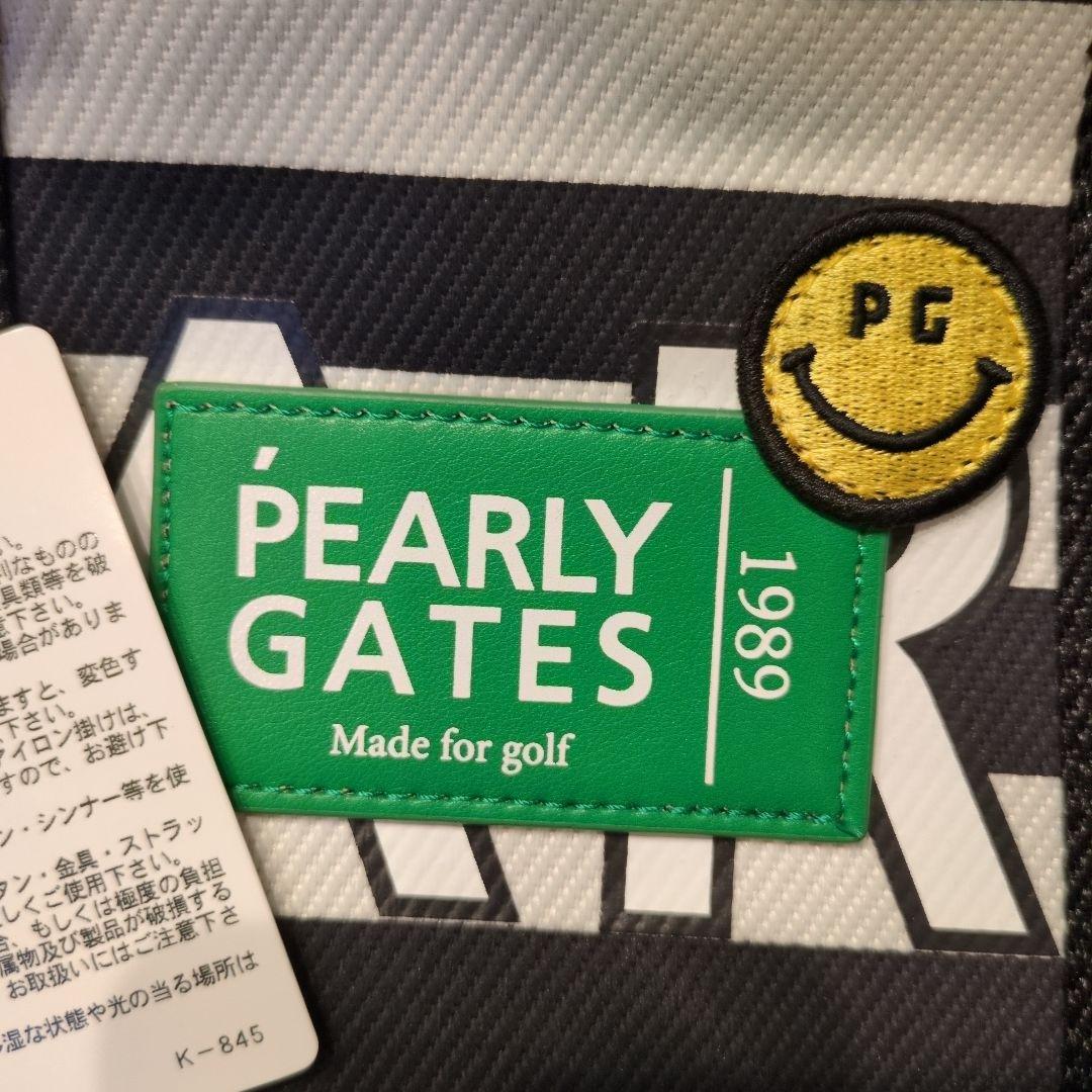 【新品】パーリーゲイツ ボーダー柄カートバッグゴルフ PEARLY GATES