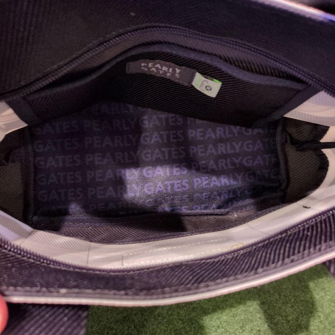 【新品】パーリーゲイツ ボーダー柄カートバッグゴルフ PEARLY GATES