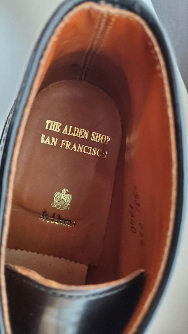 【超美品】Alden オールデン 1340 コードバン チャッカブーツ 黒 8D