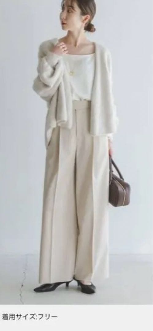 NOBLE FOX/Caファーニットカーディガン