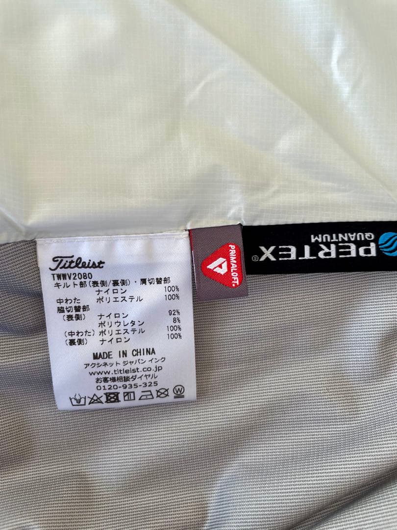 Titleist TWW2080 レディースベスト ホワイト