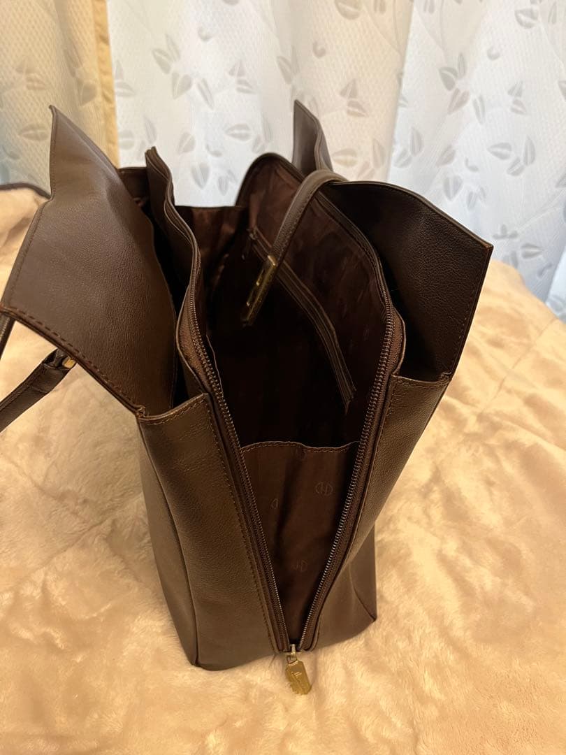 濱野皮革工藝　グレースディライトトート　ダークブラウンxゴールド金具　早苗バッグ